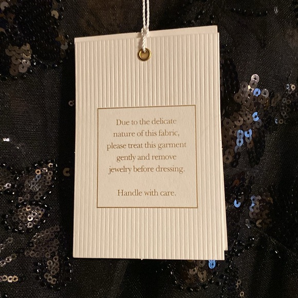 MacDuggal 67951 Embellished Illusion Long Sleeve midi dress - Picture 9 of 11